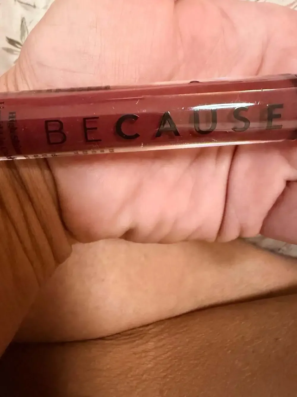 New in Box Because Cosmetics High Shine Liquid Lip Color Make Mine Merlot